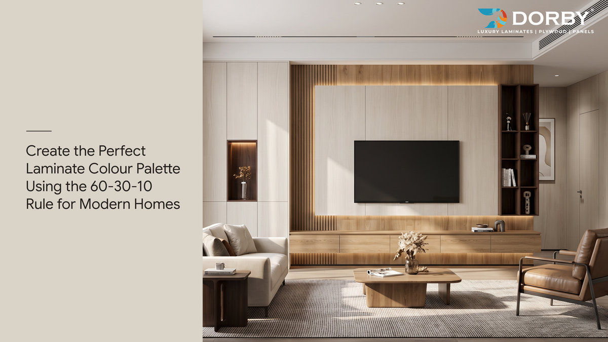 Create the Perfect Laminate Colour Palette Using the 60-30-10 Rule for Modern Homes