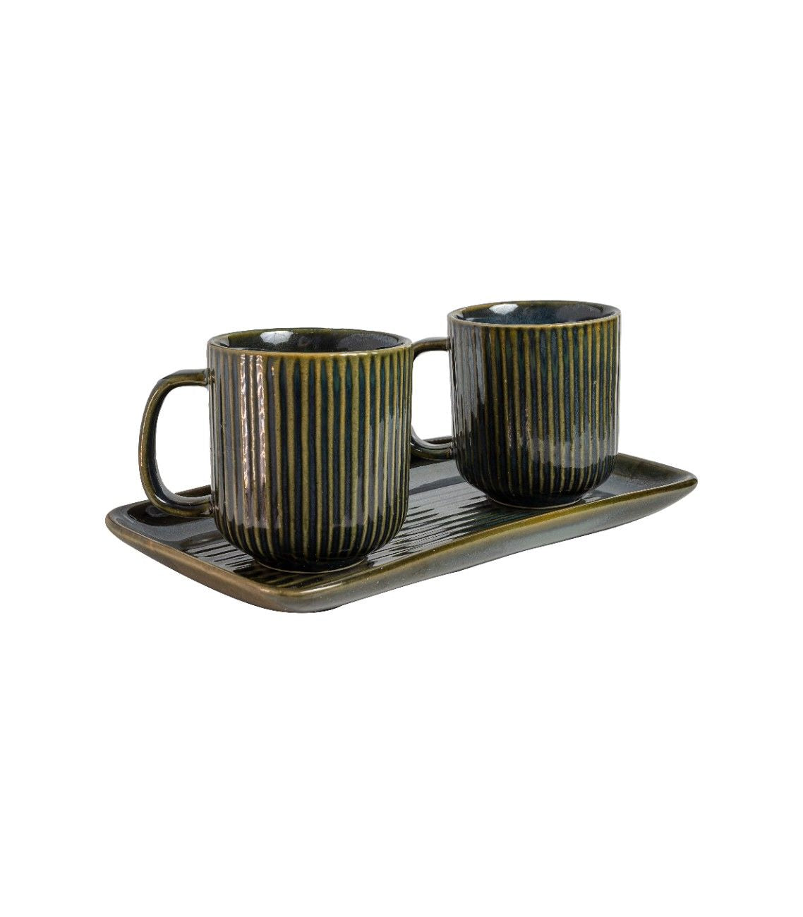 Hammered gold candle holder