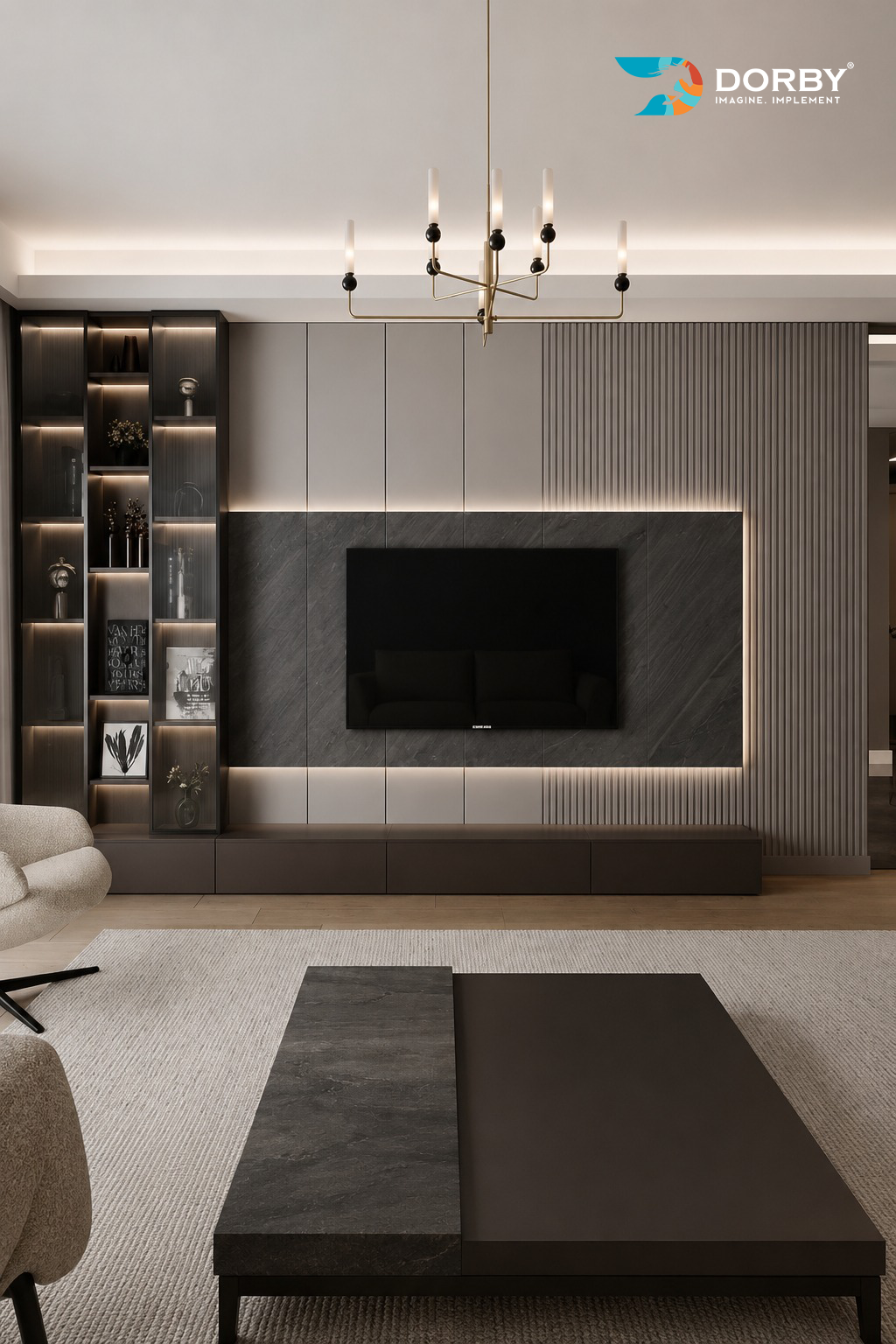 Sequoia Grey - AB 9066 tv units