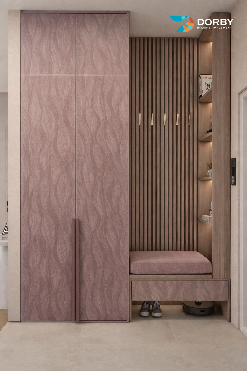 Stylish Beige - PS 70136 Wardrobes