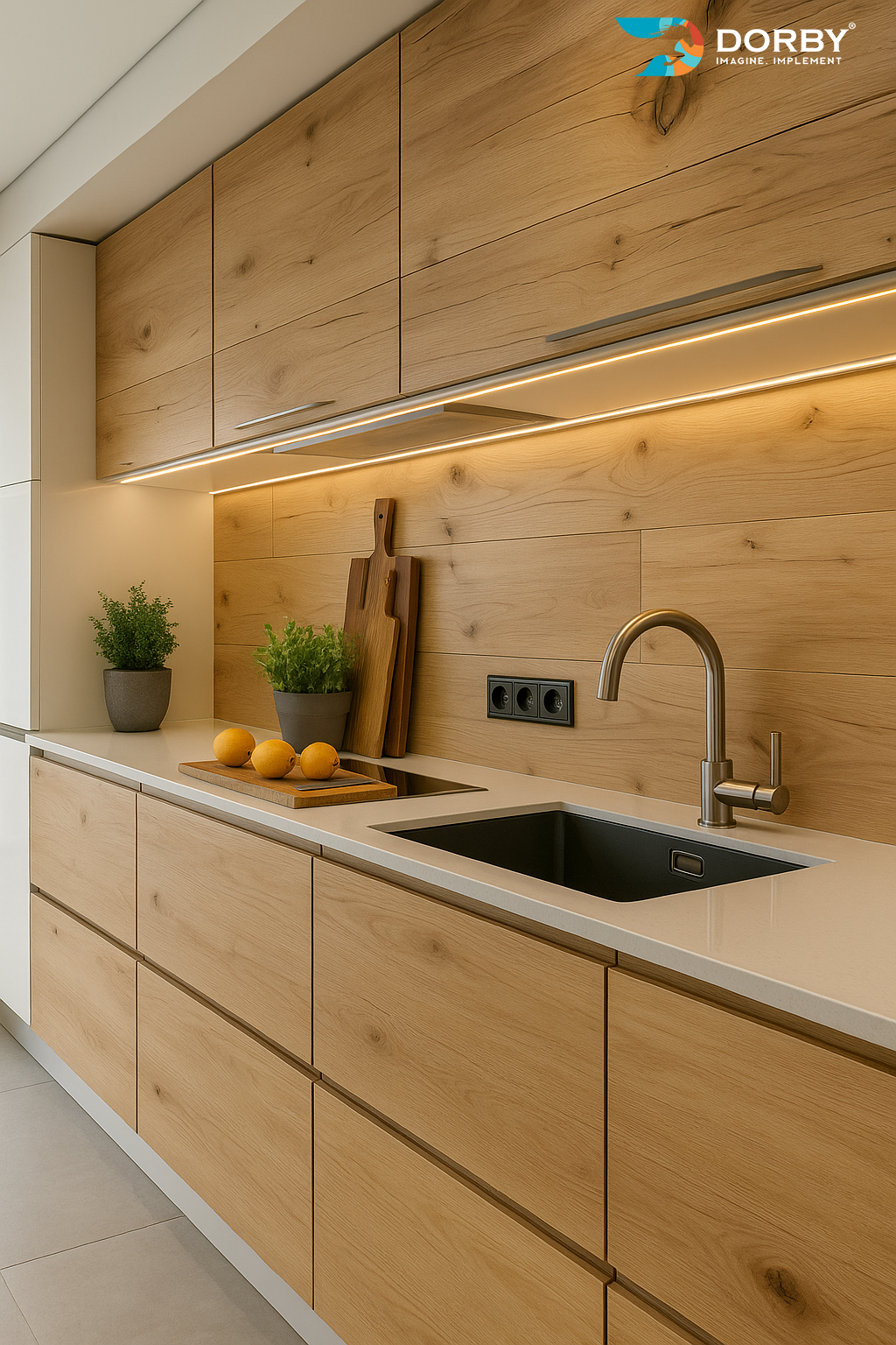 Wood Finish Horizontal Laminate