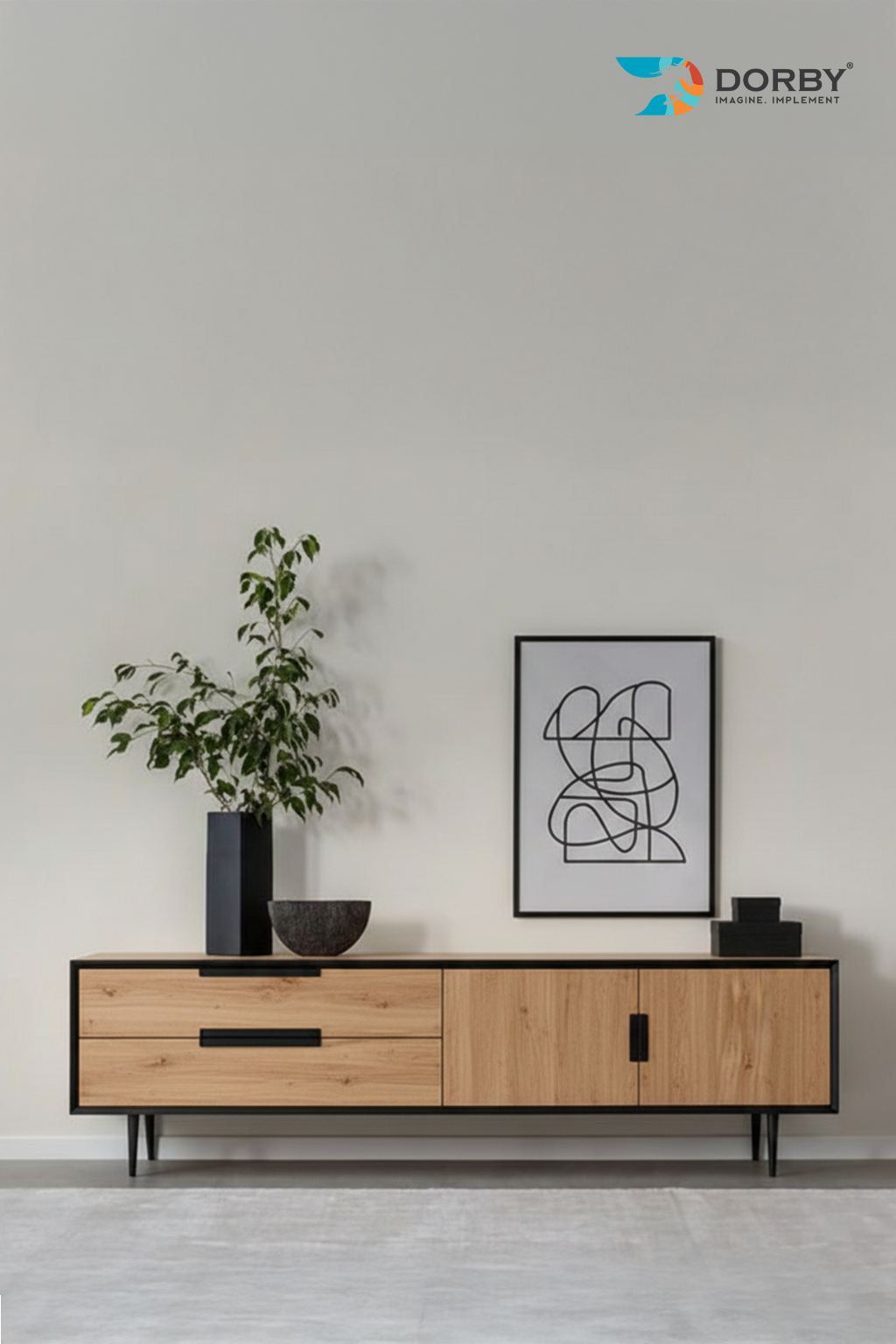 Arizona Oak - CL 1555 console table