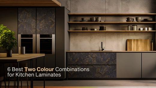 6 Best Two Colour Combinations for Kitchen Laminates