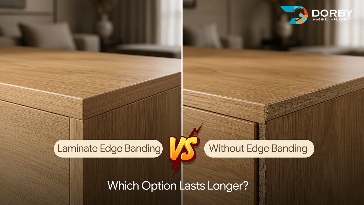 Laminate Edge Banding vs Without Edge Banding: Which Option Lasts Longer?