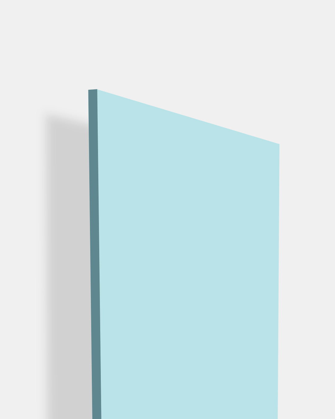 Soothing Sky Blue Surface Finish