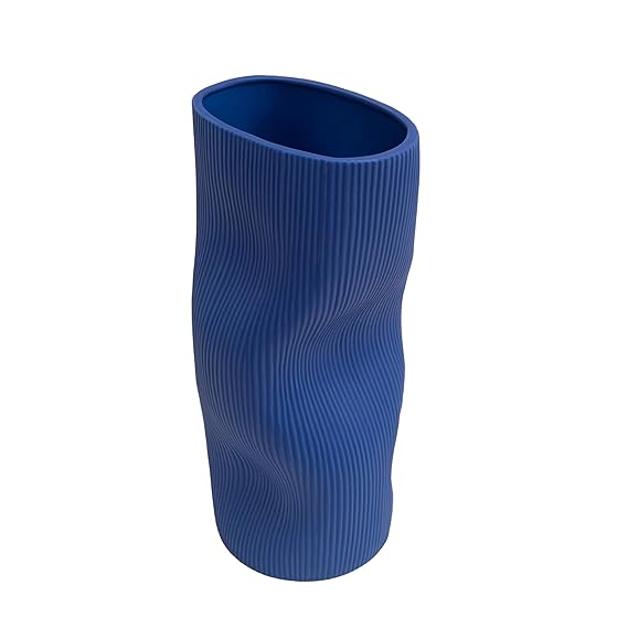 Luxury tall teak vase for home decor