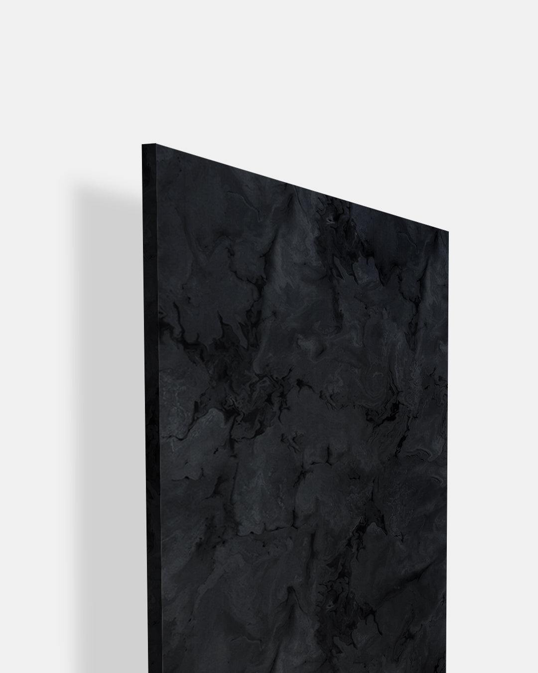 Dark high gloss stone marble laminate
