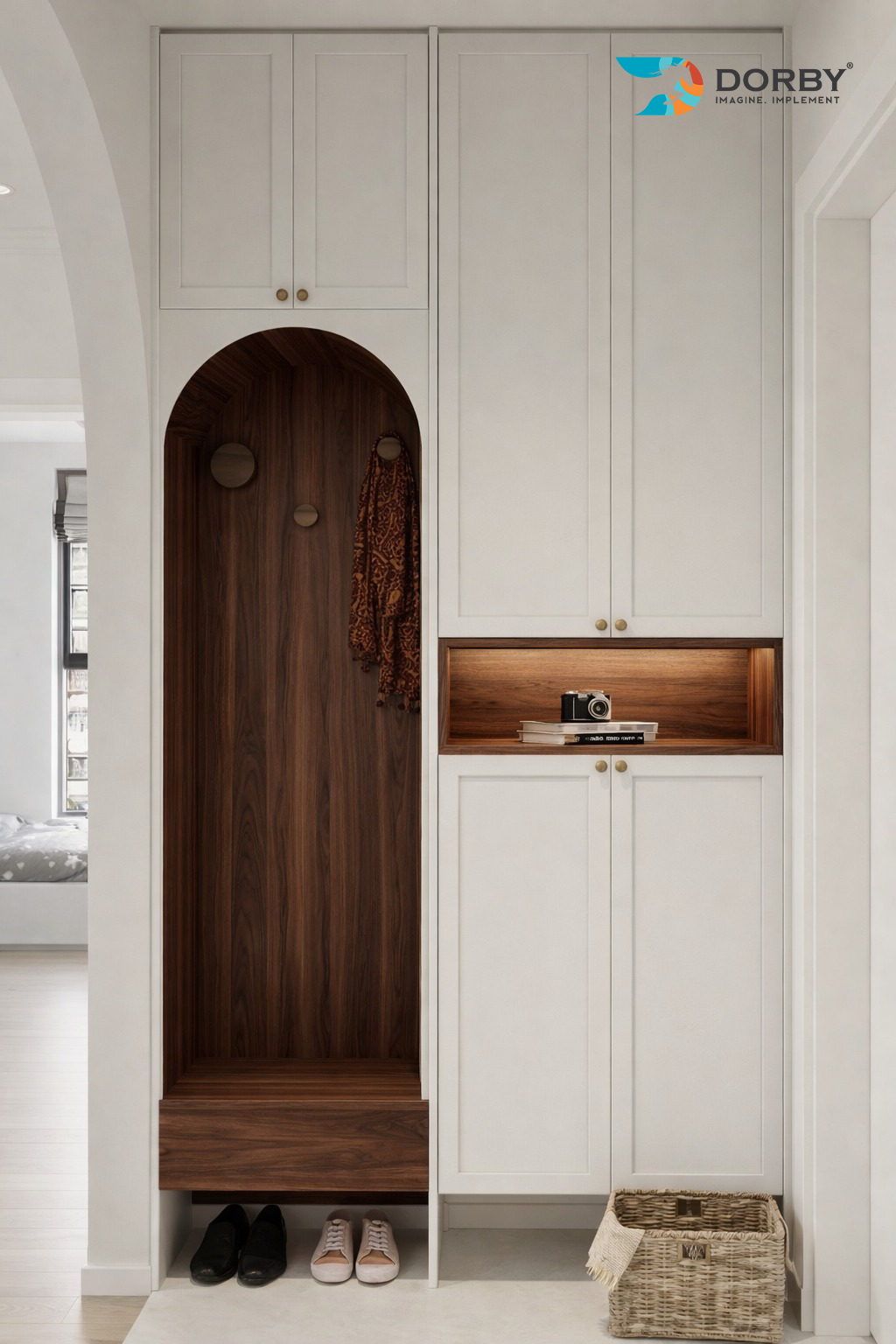 Shadow Elm - BS 71616 Wardrobe 