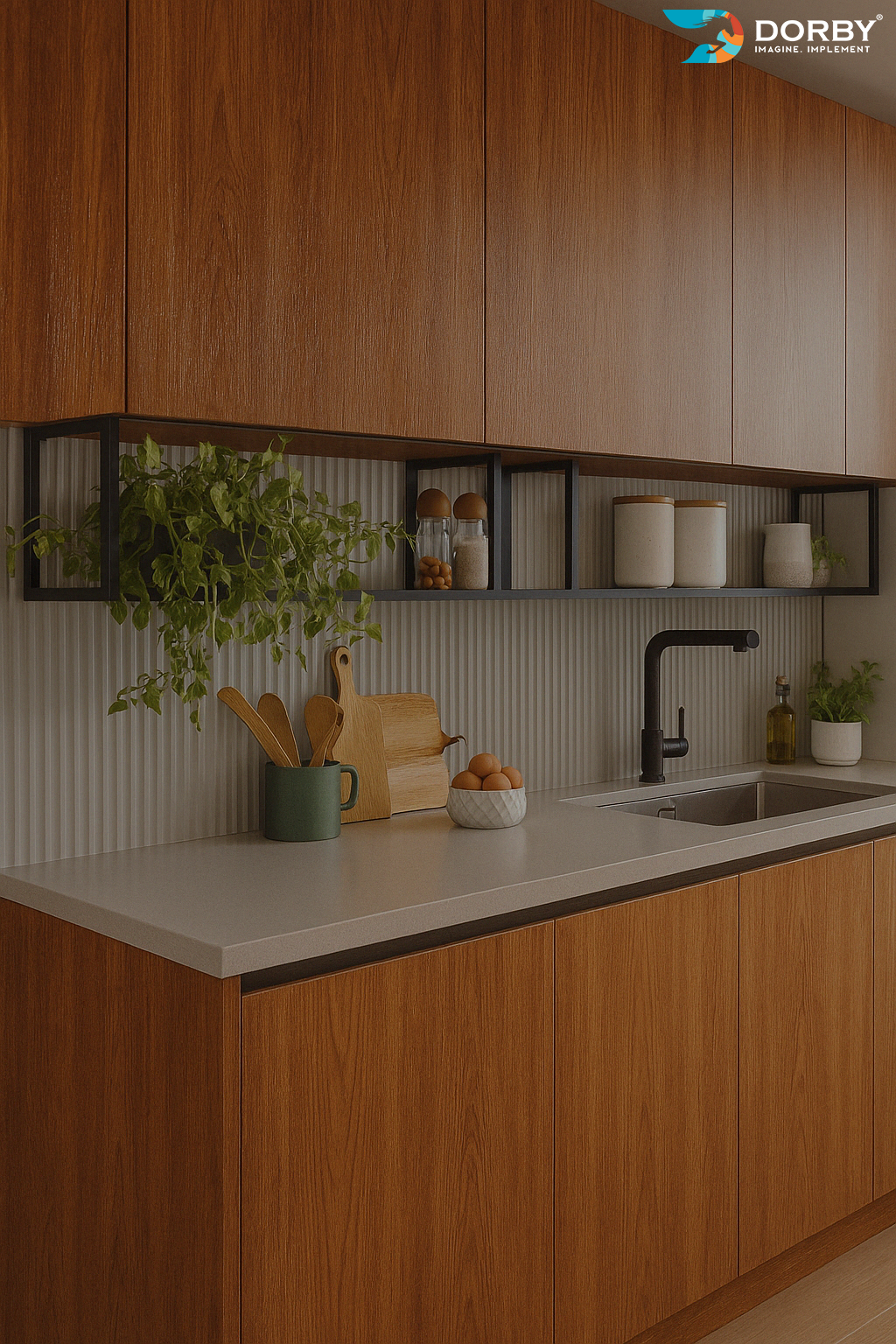 Classic White Laminate Design