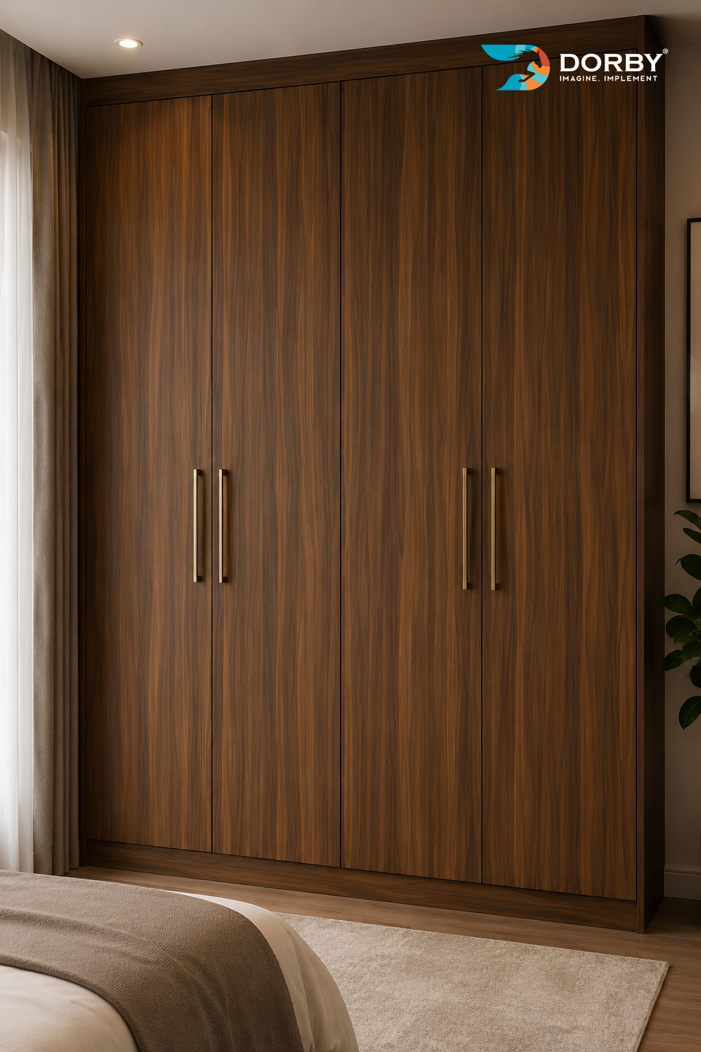 Cadiz Walnut - IC 159069 - wardrobe 