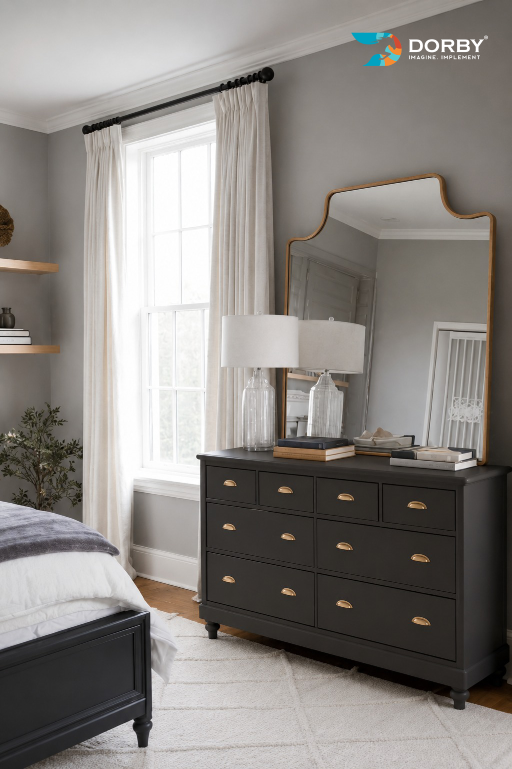 Dark Grey SF 9107 - Bold & Sophisticated Suede Finish Laminate