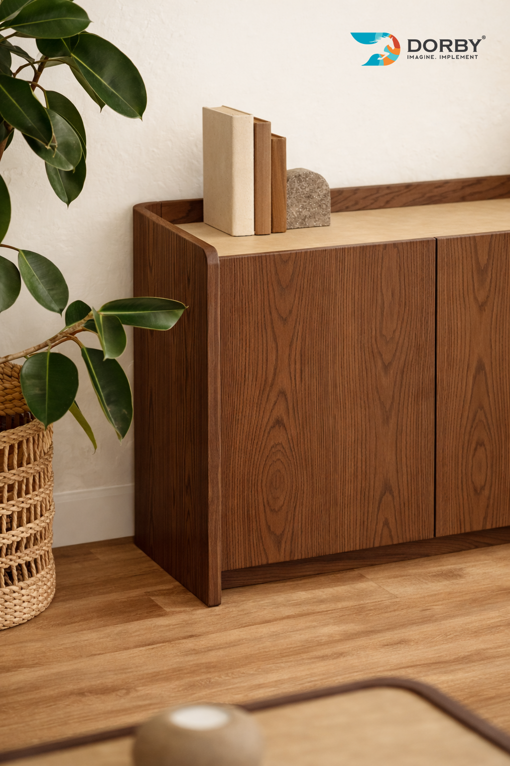 Jarrah Wood - ZD 1606 Living Room