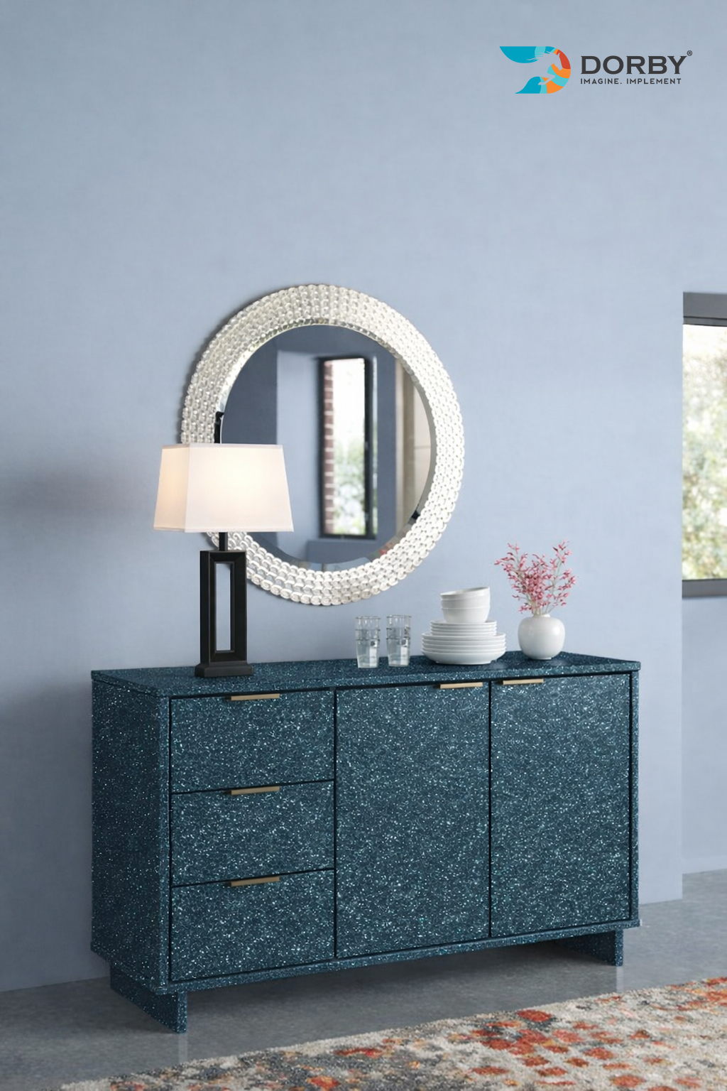 Nautical Blue - TW 8193 HG console table